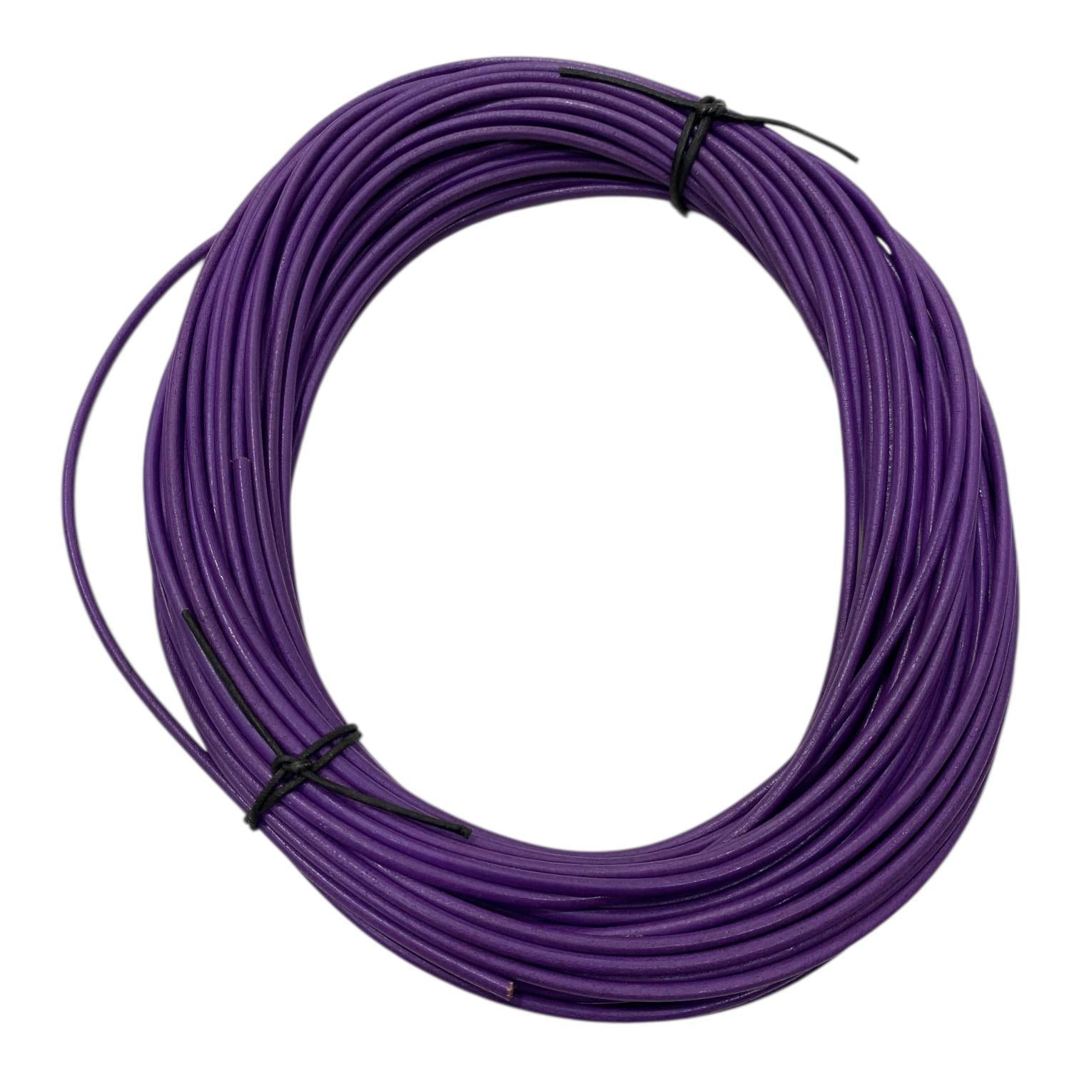 Hakiki (Gerçek) Deri 3 MM - Koyu Mor