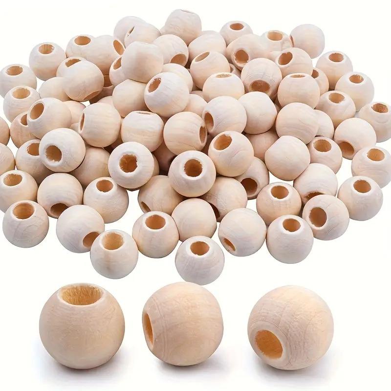 Ham Büyük Boy Karışık Paket Ahşap Boncuklar