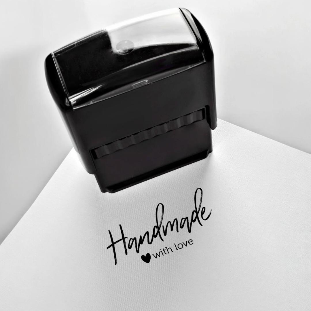 Handmade With Love Yazılı Kaşe / Mühür / Damga