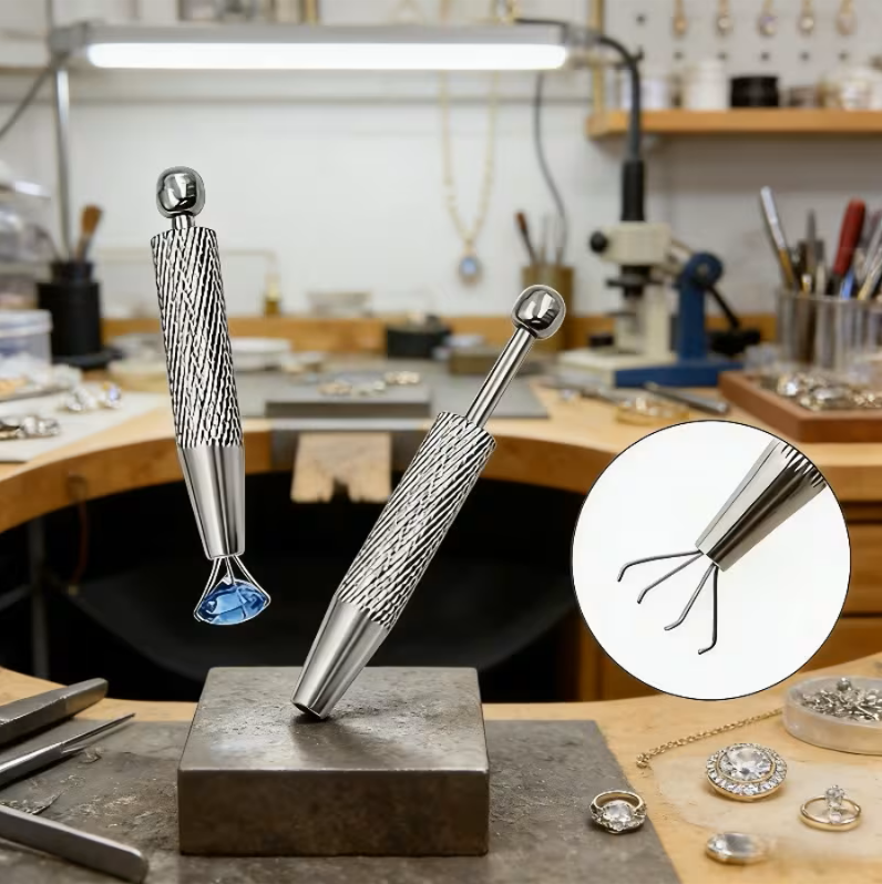 Hassas Çelik 4 Pençeli Cımbız Silver - 6 CM