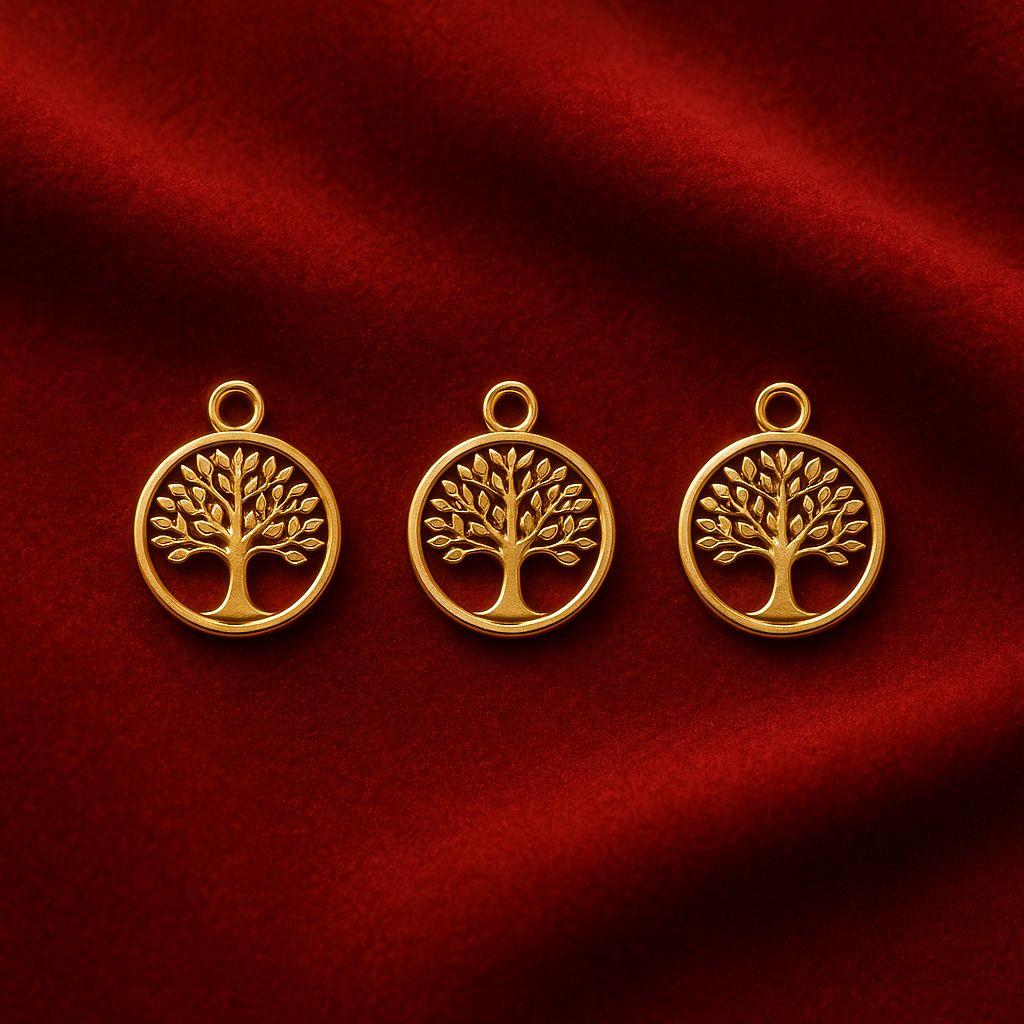 Hayat Ağacı Altın Plaka