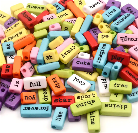 İngilizce Renkli Ebruli Ara Modeller 10 Gram Paket