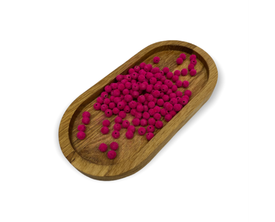 Kadife Boncuklar 6 MM / 10 Gram Paket - 03