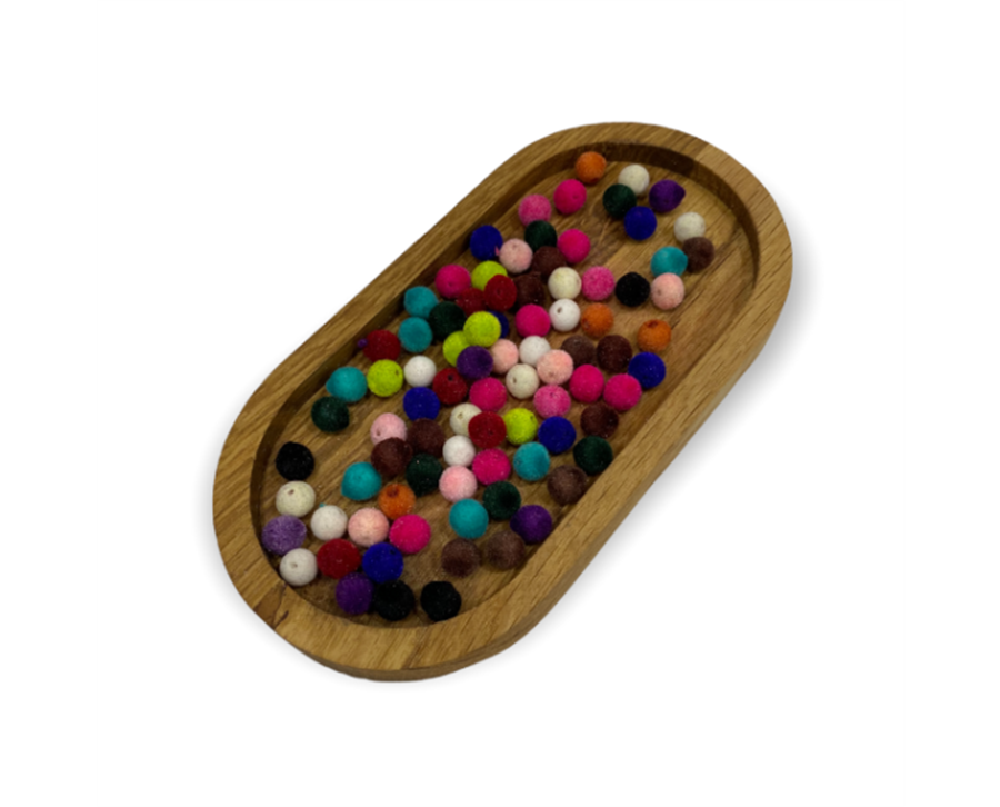 Kadife Boncuklar 8 MM / 10 Gram Paket - 19