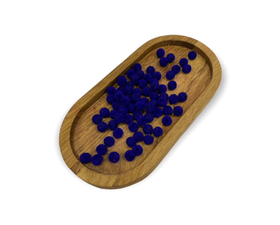 Kadife Boncuklar 8 MM / 10 Gram Paket - 24