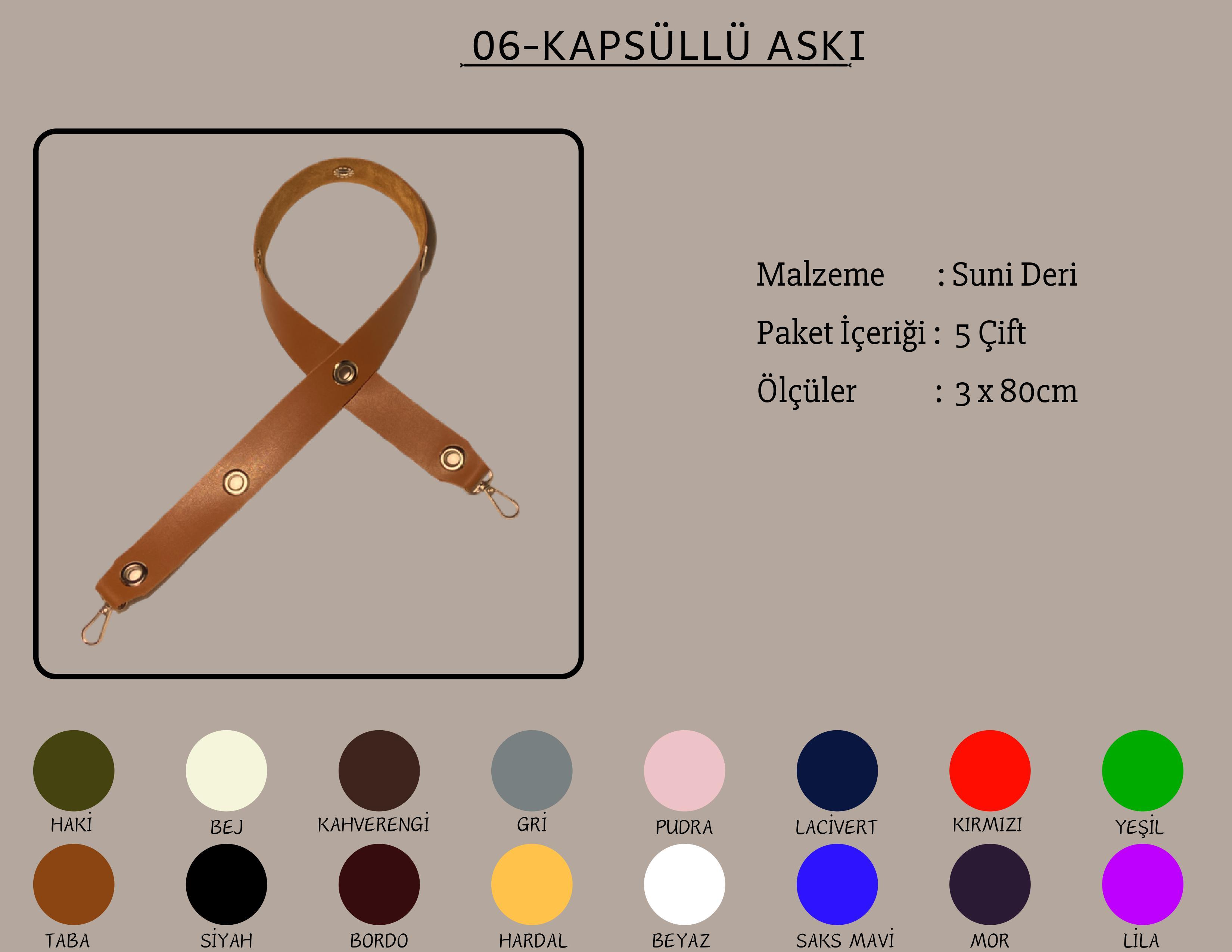 Kapsüllü Askılar 3x80 CM