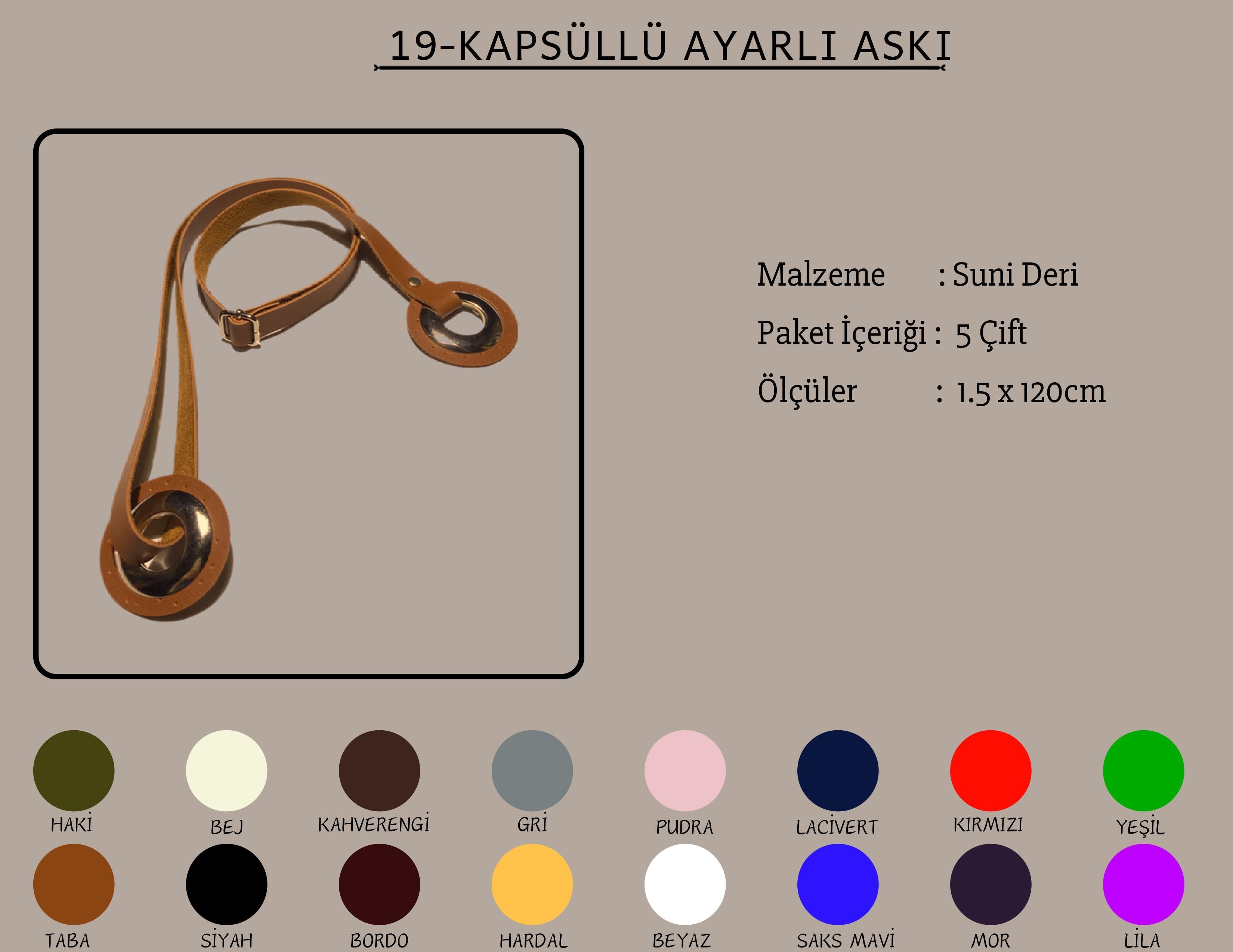 Kapsüllü Ayarlı Askılar 1.5x120 CM