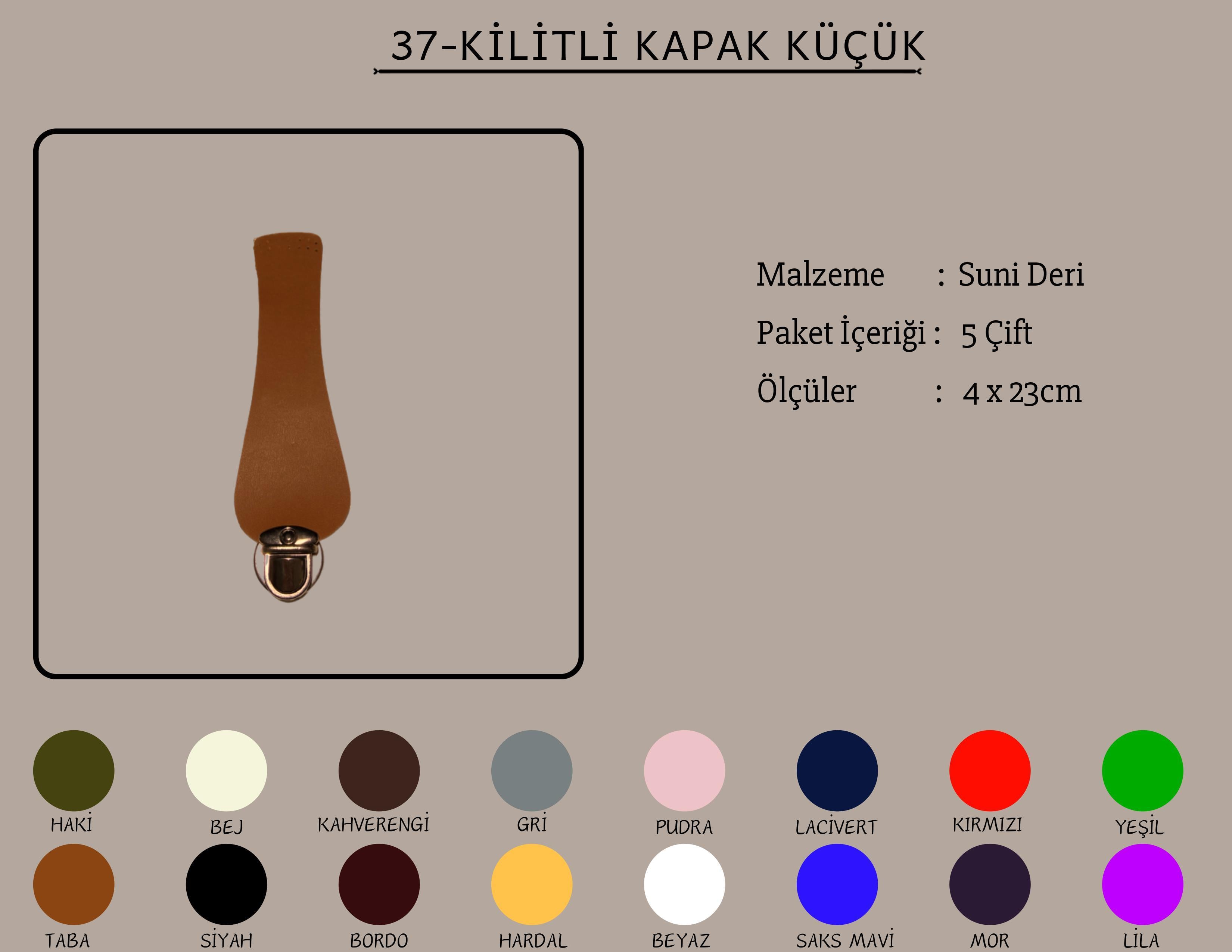 Kilitli Kapak Küçük 4x23 CM