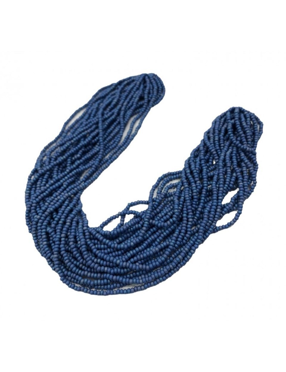 Kırçıllı mat Mavi Kum Boncuk