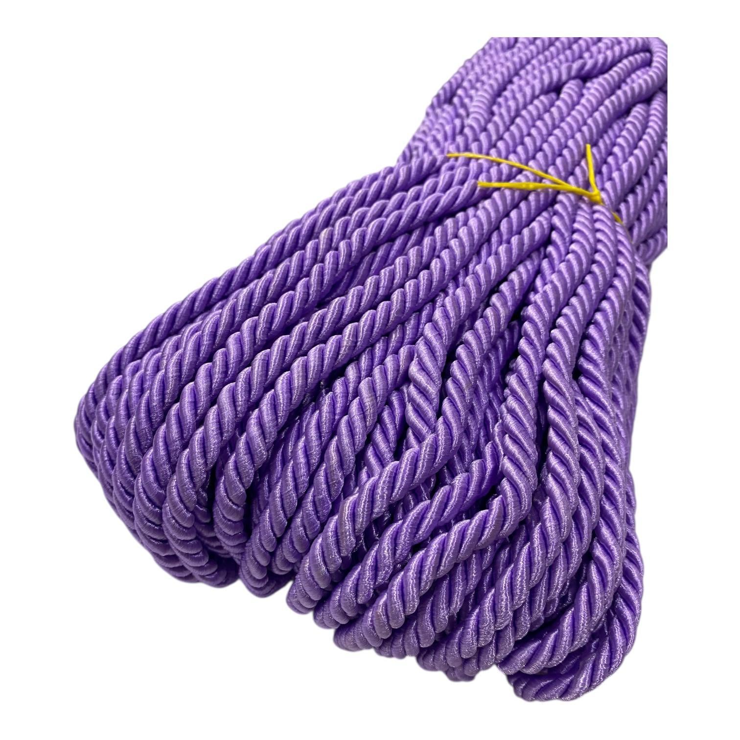 Kordon Halat İp 5 Metre Açık Mor - 6 MM