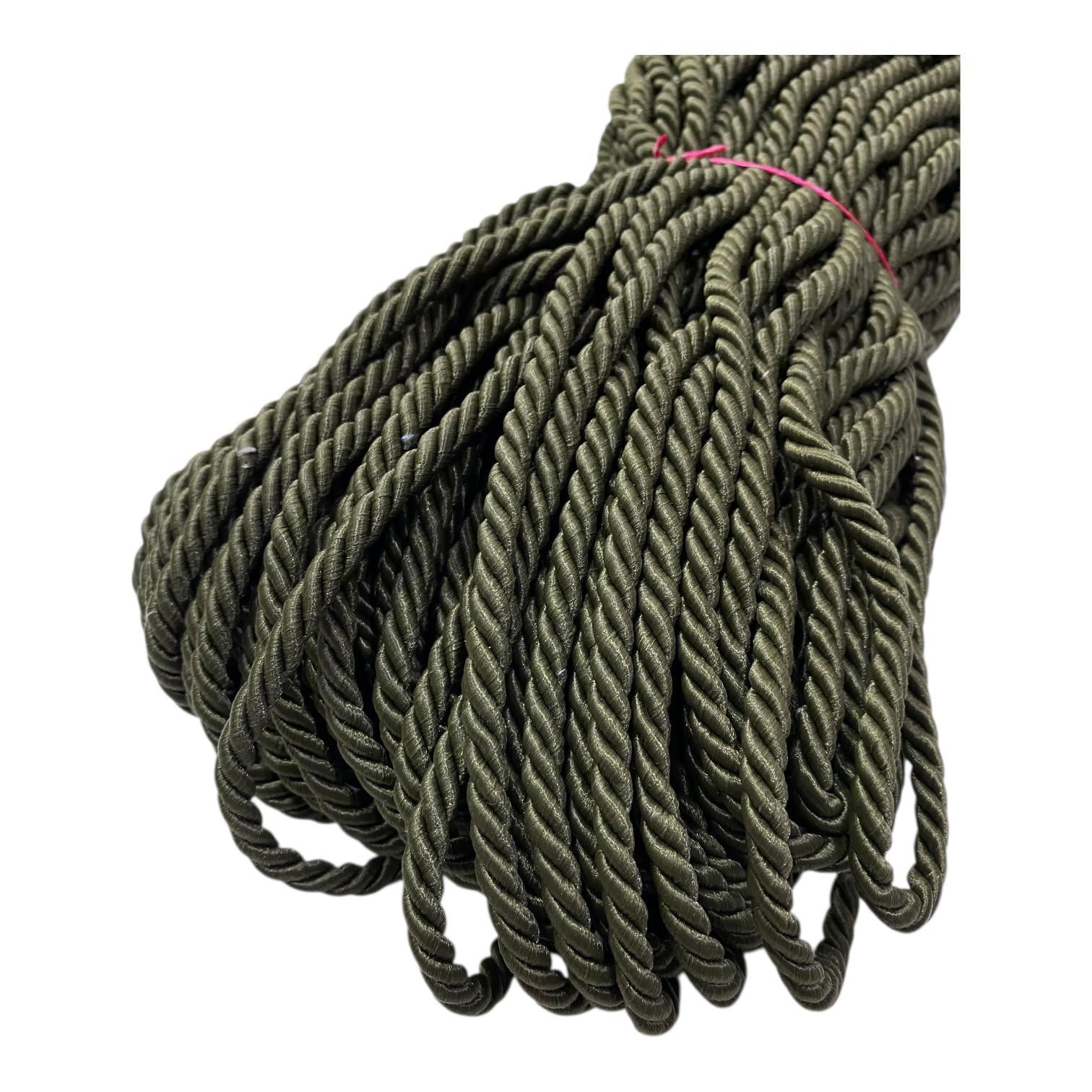 Kordon Halat İp 5 Metre Haki Yeşil - 6 MM