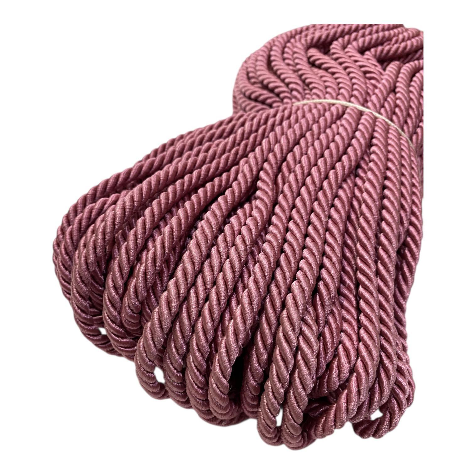 Kordon Halat İp 5 Metre Rose - 6 MM