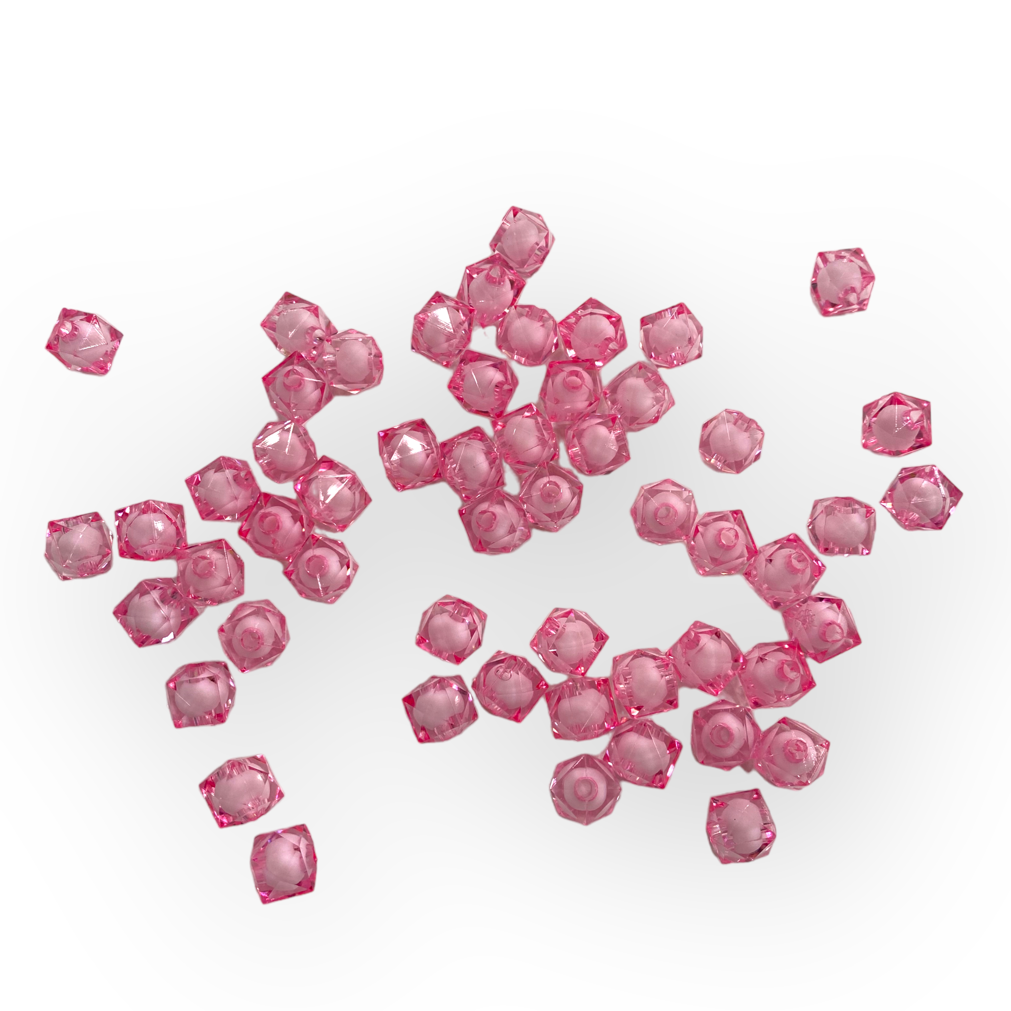 Köşeli Çanta Boncuğu Pembe 10 Gram
