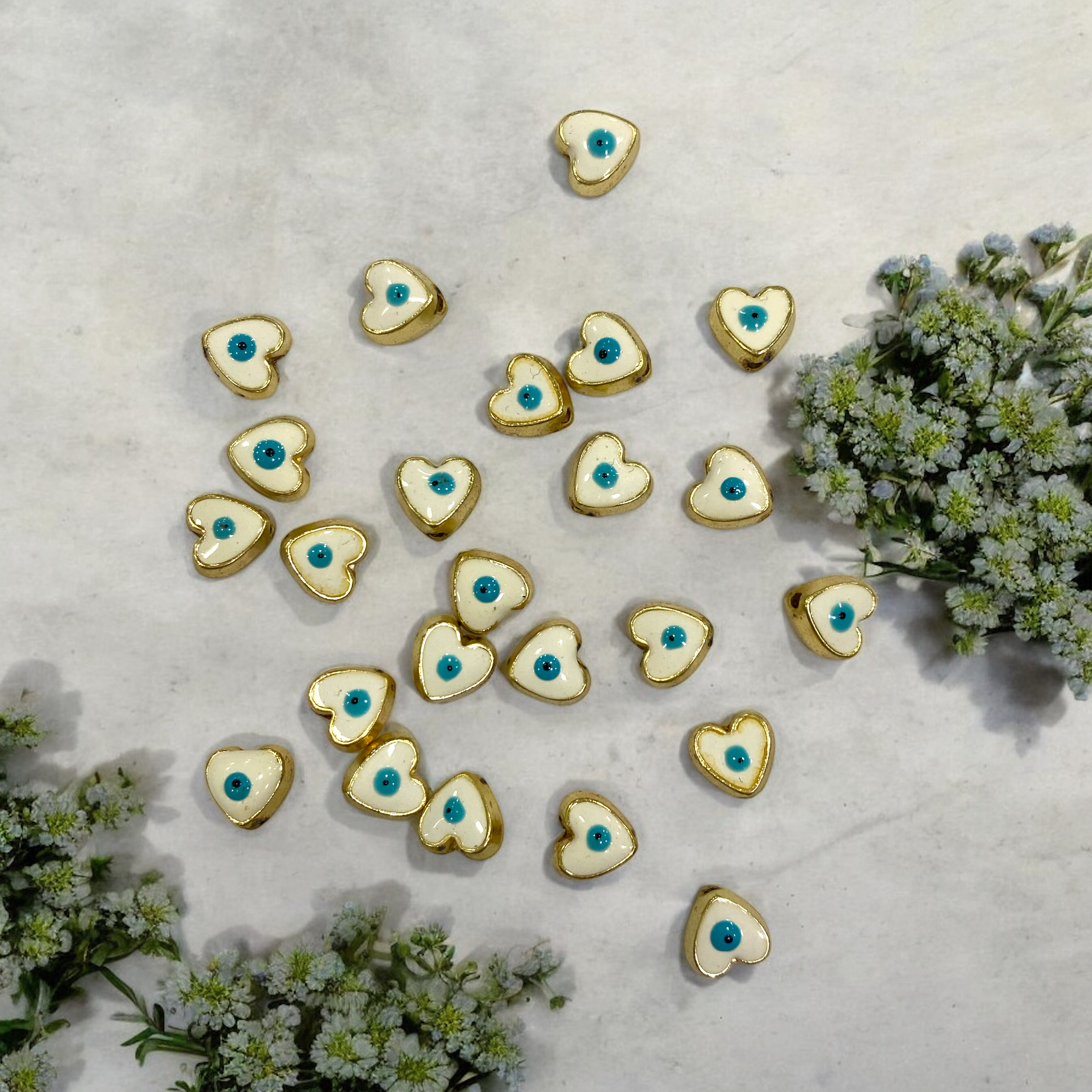 Krem Mineli Detay Kalp