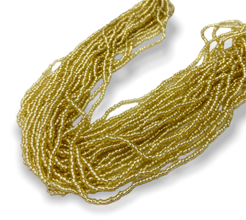 Kristalize Soluk Gold Kum Boncuk