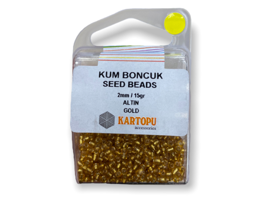 Kum Boncuk Seed Beads 15GR - GOLD