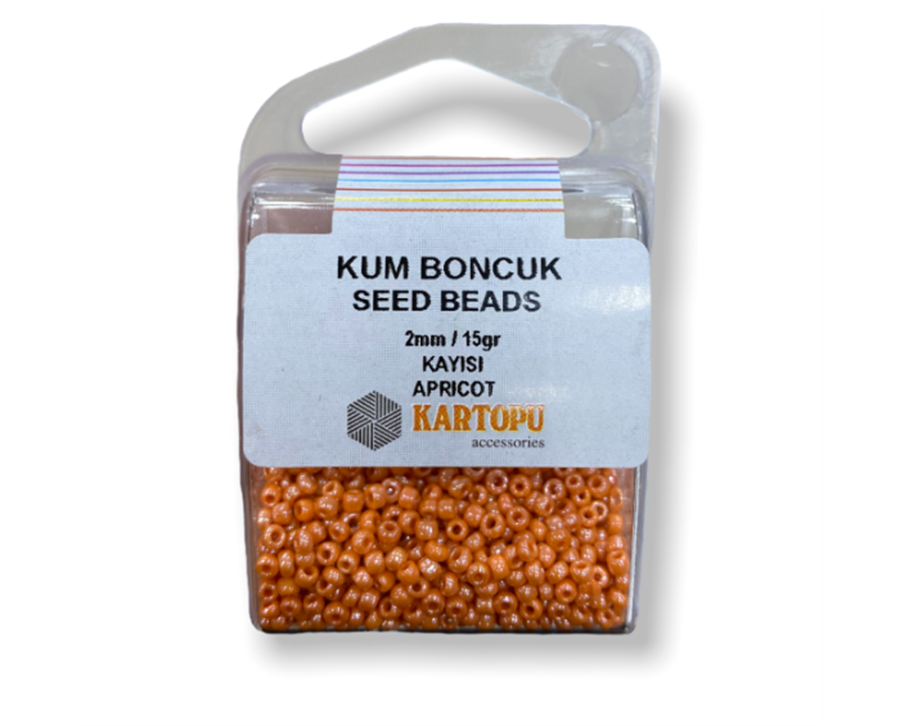 Kum Boncuk Seed Beads 15GR - Kayısı