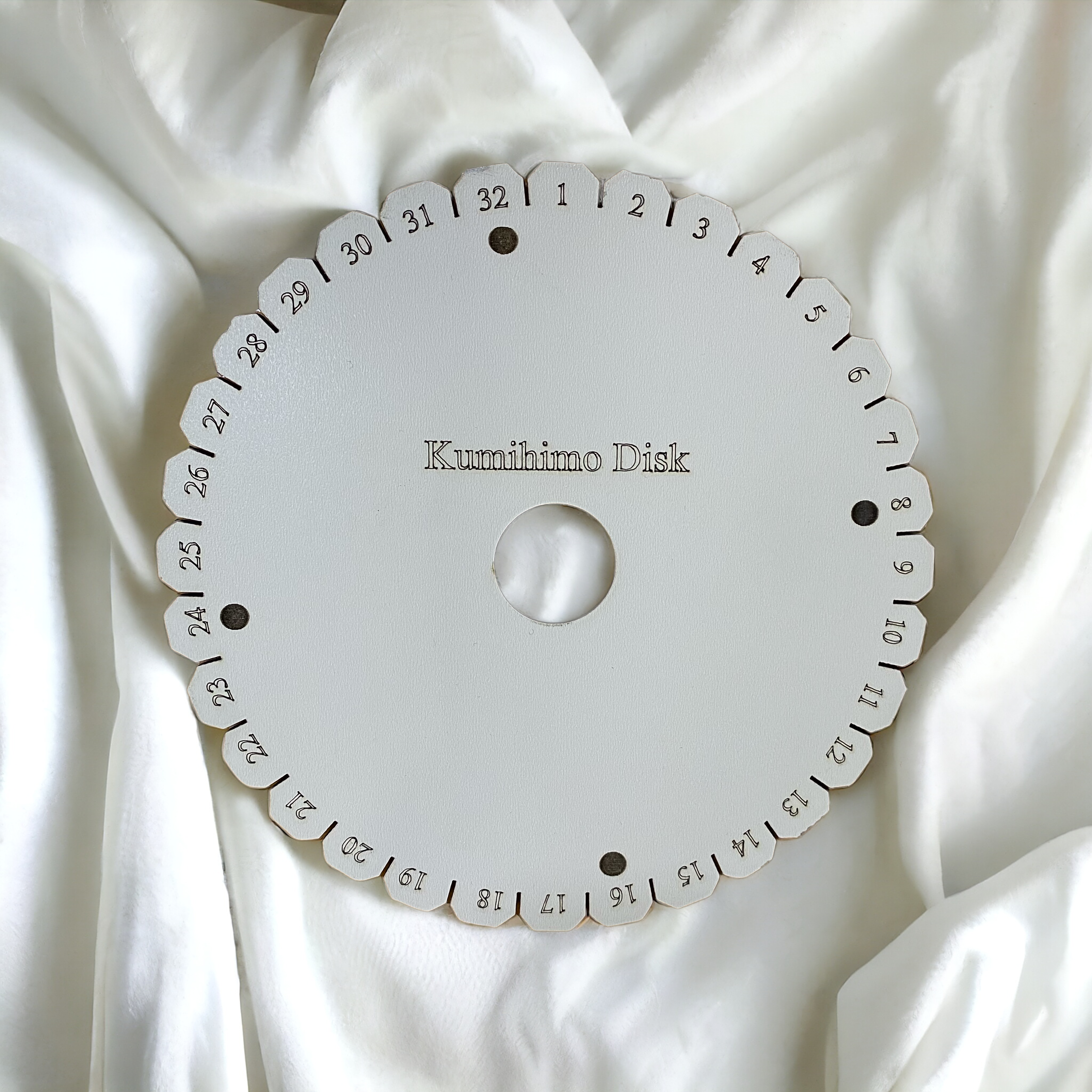 Kumihimo Ahşap Disk Makrome Örgü