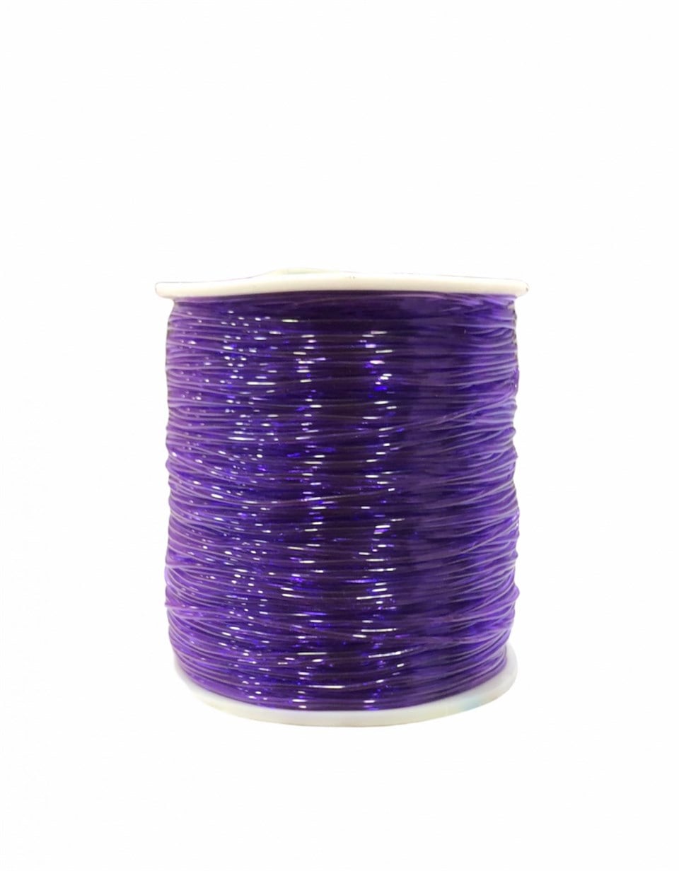 Lastikli Misina Mor Renk 0.8 MM / 100MT