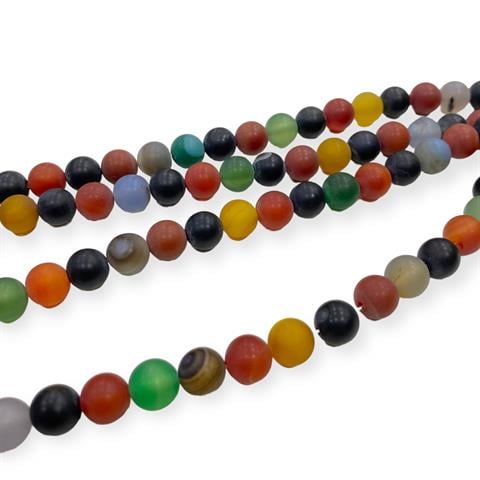 Madagaskar Akik Dizi Doğal taş