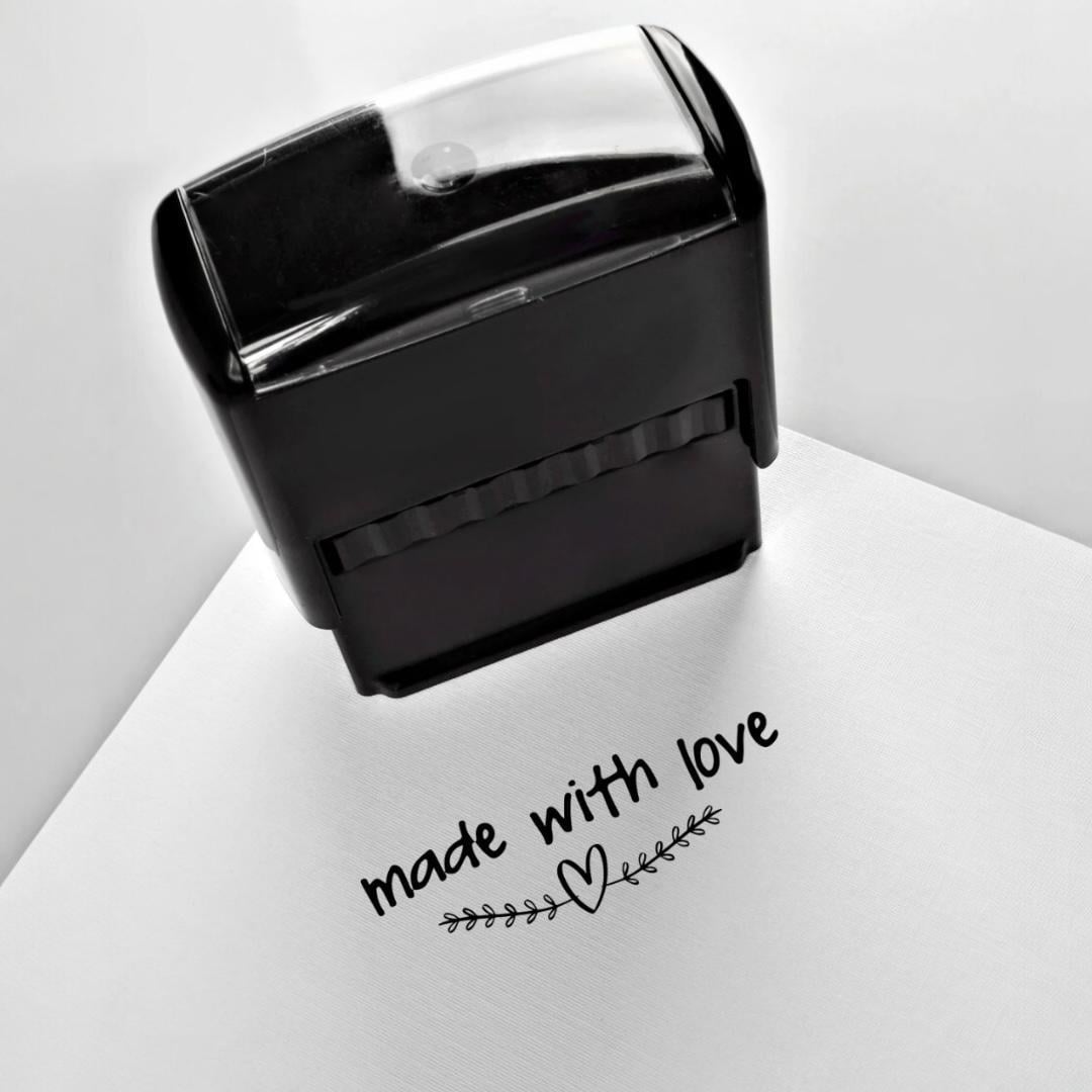 Made With Love Yazılı Kaşe / Mühür / Damga
