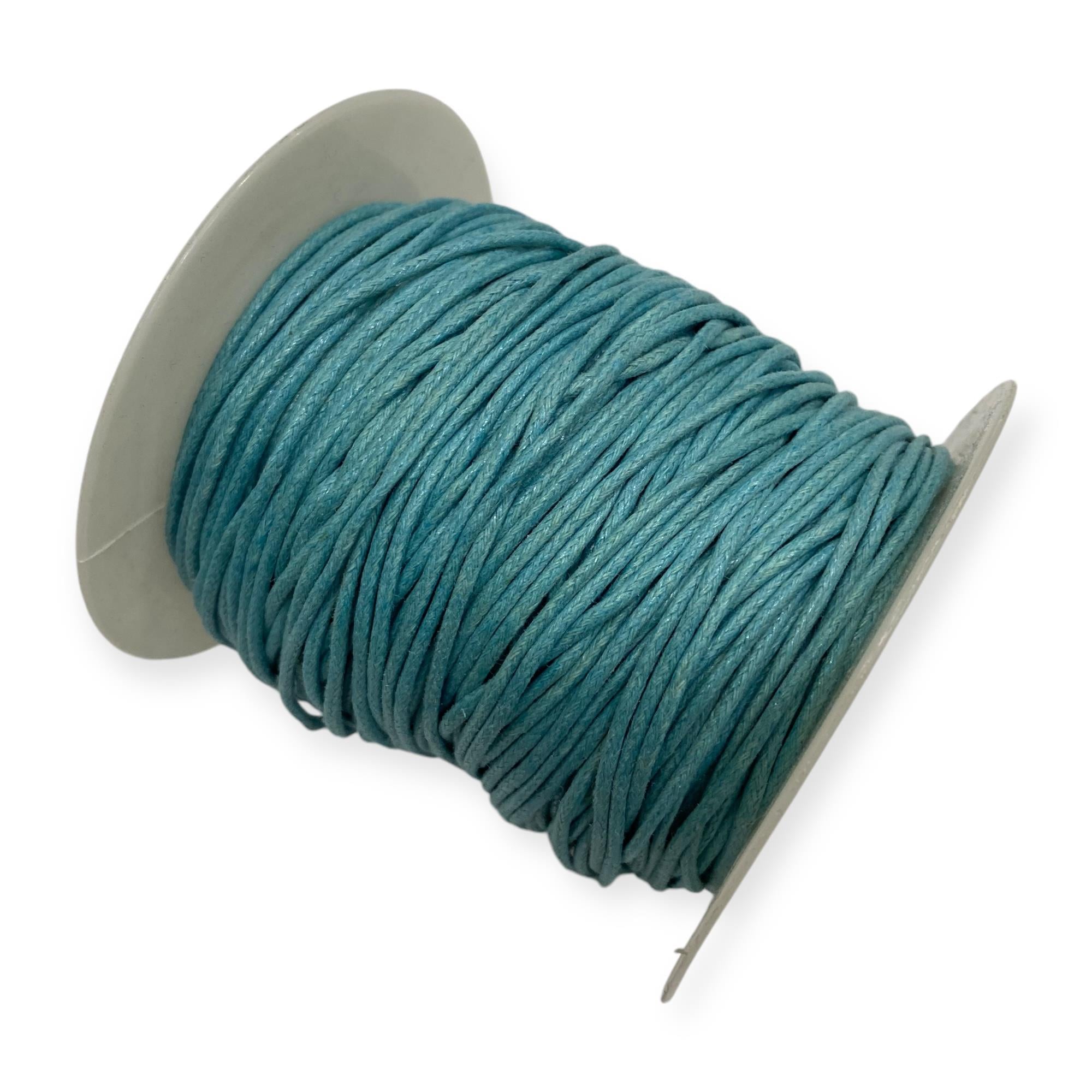 Makrome, Deri Görünümlü 1.5 MM Kore İp Turkuaz