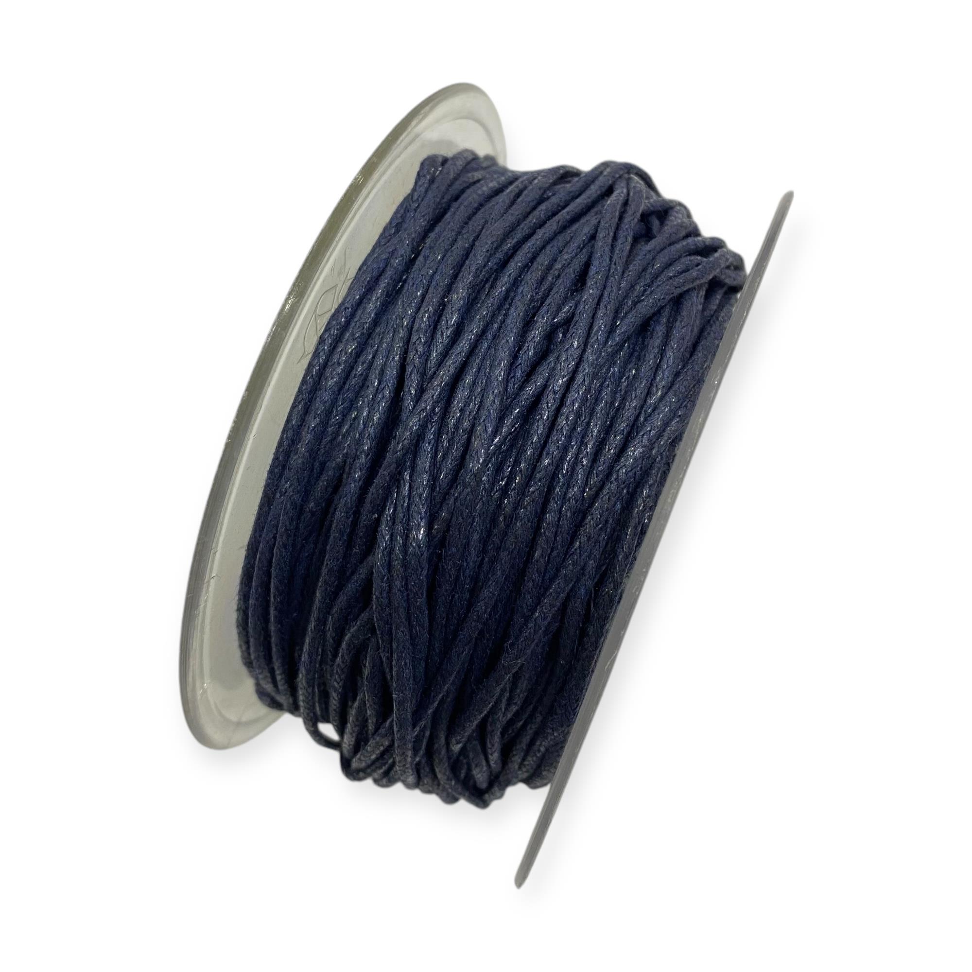 Makrome, Deri Görünümlü 1.5 MM Kore İp Lacivert