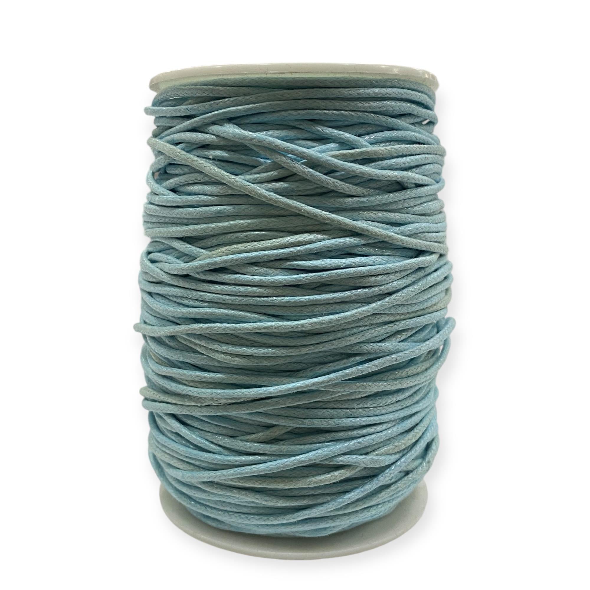 Makrome, Deri Görünümlü 1.5 MM Kore İp Açık Mavi