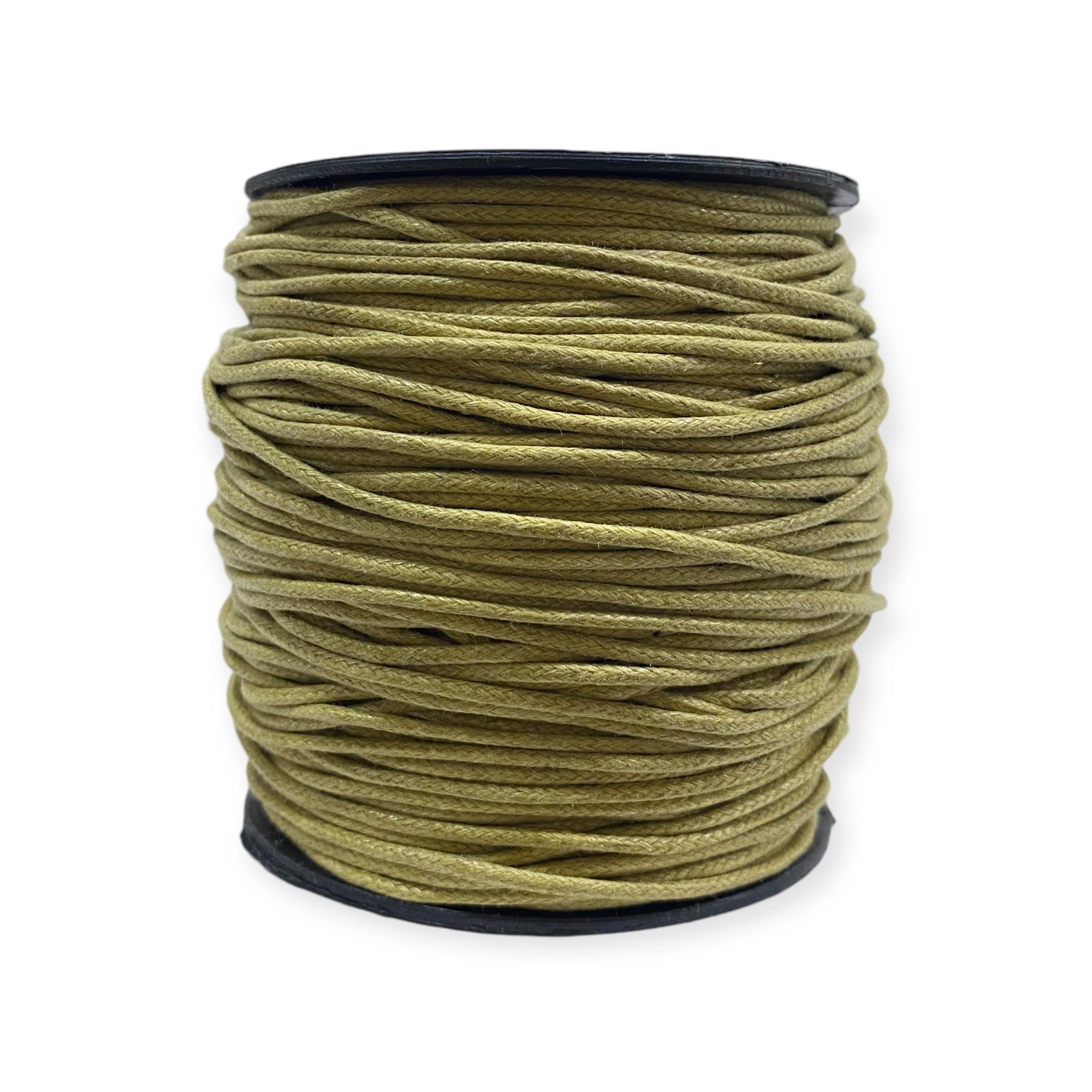 Makrome, Deri Görünümlü 1.5 MM Kore İp Bej