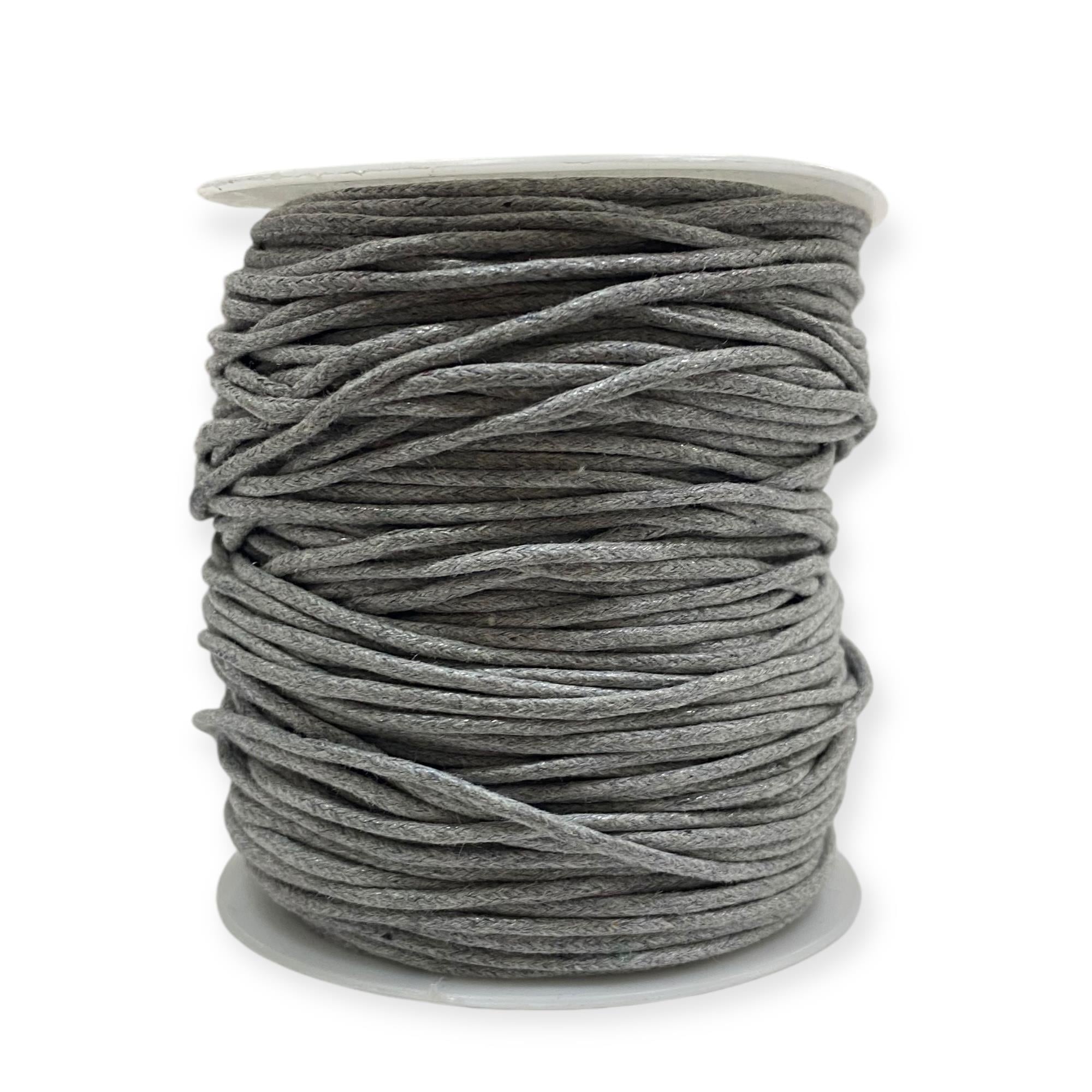 Makrome, Deri Görünümlü 1.5 MM Kore İp Gri
