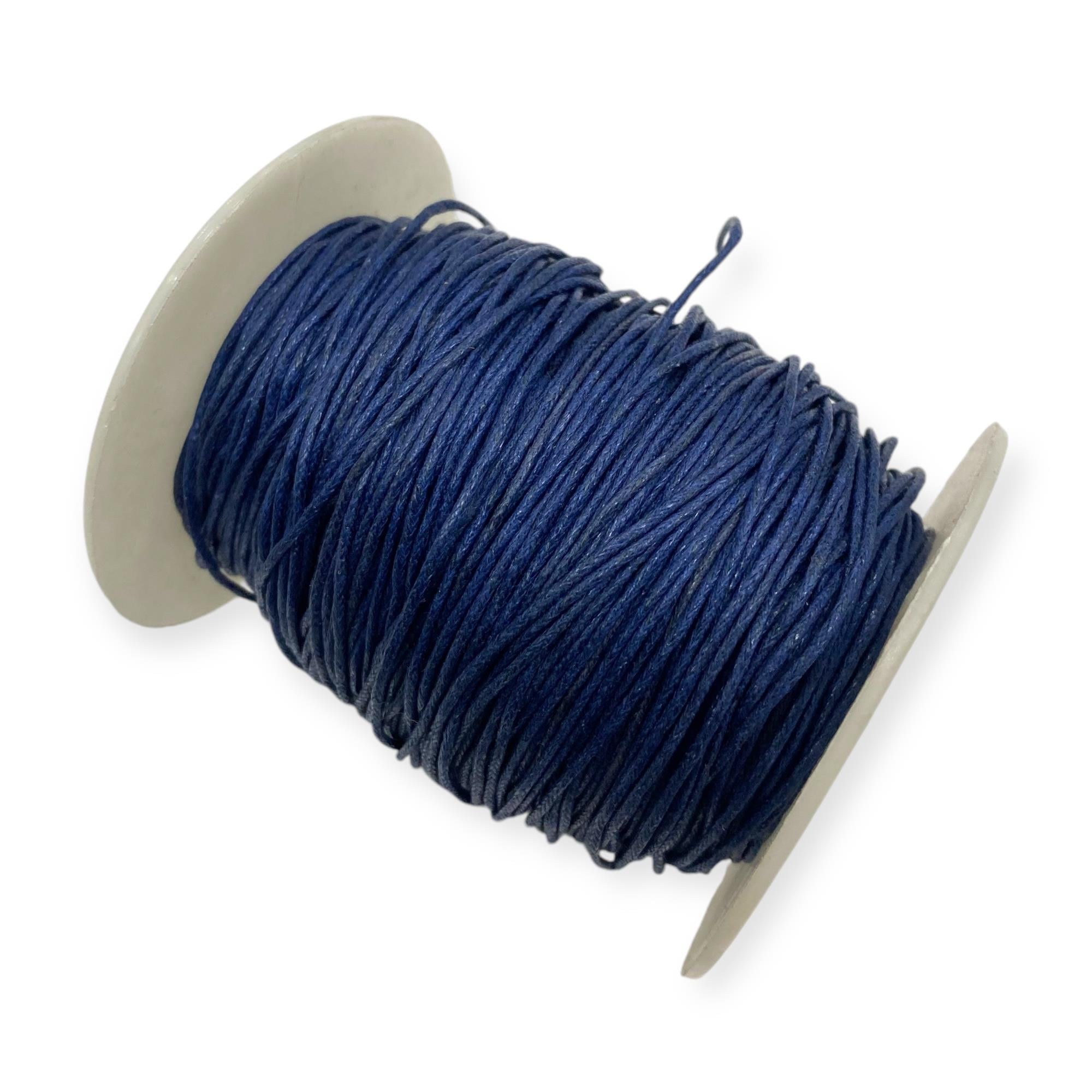 Makrome, Deri Görünümlü 1 MM Kore İp Lacivert