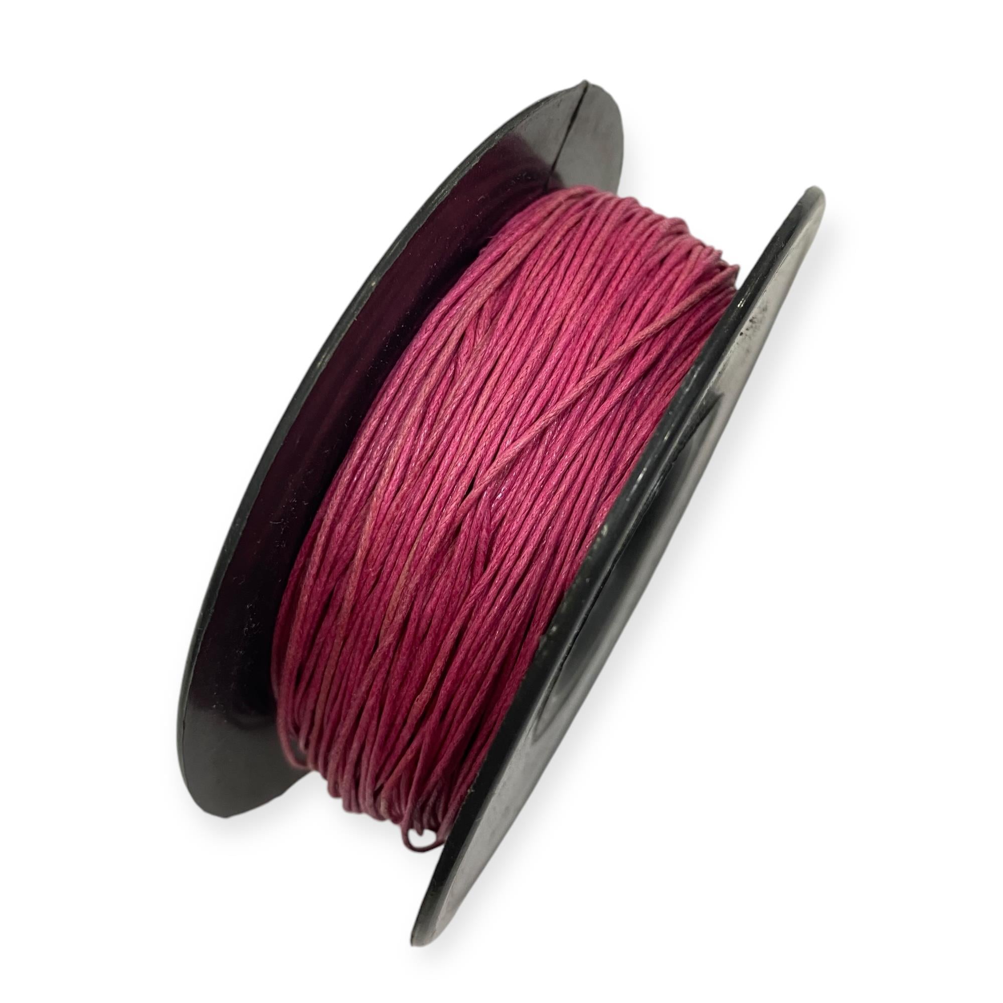 Makrome, Deri Görünümlü 1 MM Kore İp Pembe