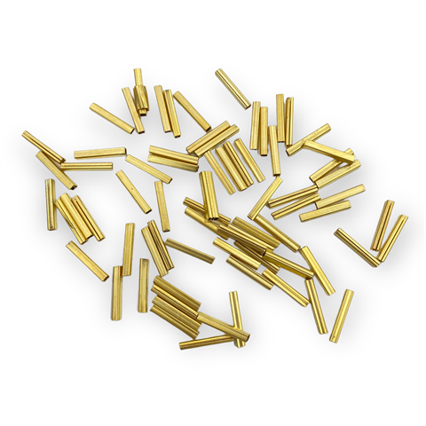 Mat Altın Köşeli Boru Model 5 Adet