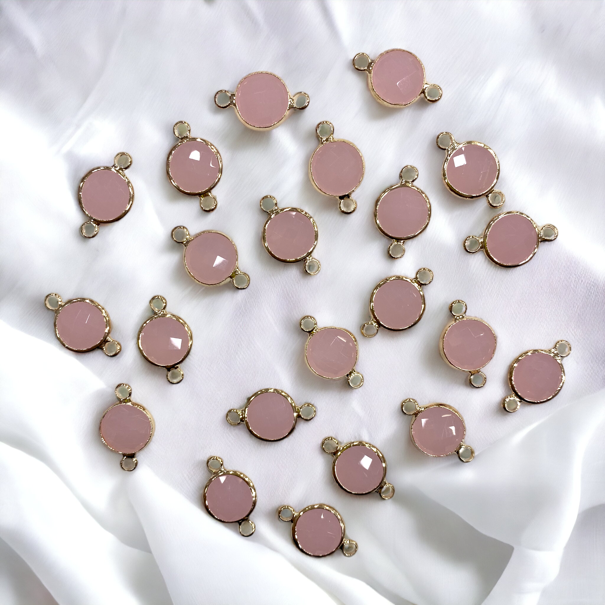 Mat Pembe Kuvars Çift Kulplu Uç