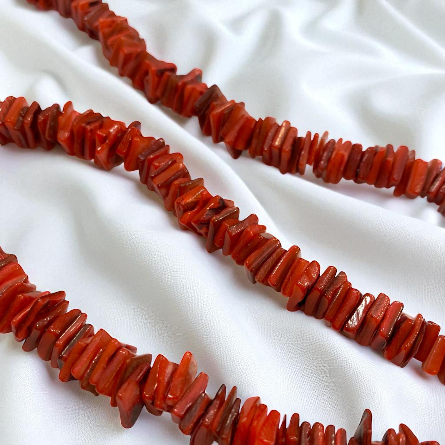Mercan Firuze İşleme Dizi Doğal Taş - Hibiscus