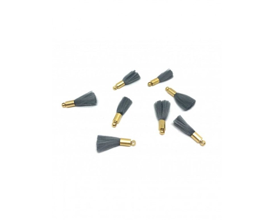 Metal Başlıklı Mini Püsküller / 2 ADET Paket - 06