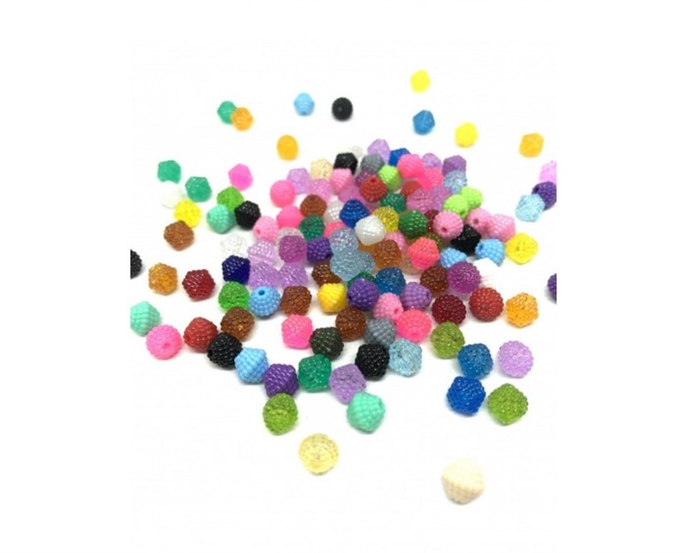 Metalize Renkli Boncuklar / 20 Gr Paket - 14