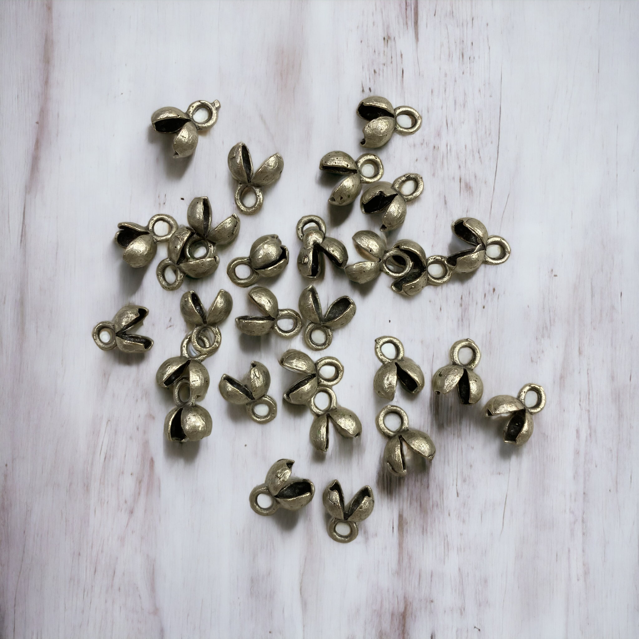 Midye - Düğüm Kapama Gümüş 10 MM / 2 ADET Paket