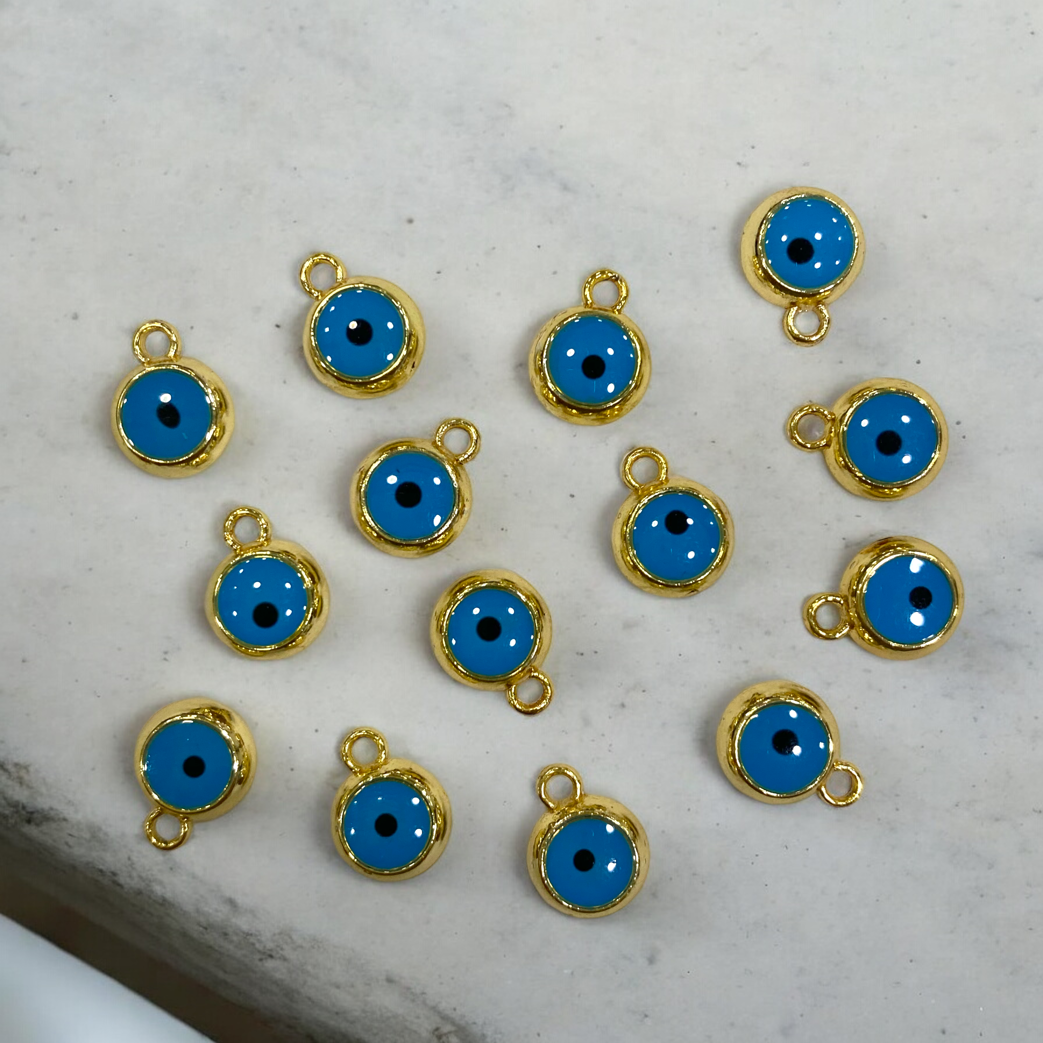 Mineli Mavi Kulplu Nazar