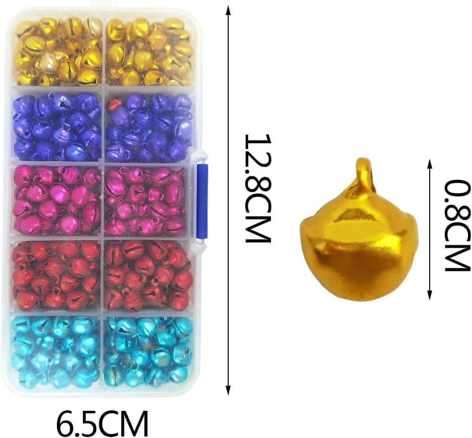 Mini Renkli Çıngırak Zil 10 MM - 5 ADET Paket