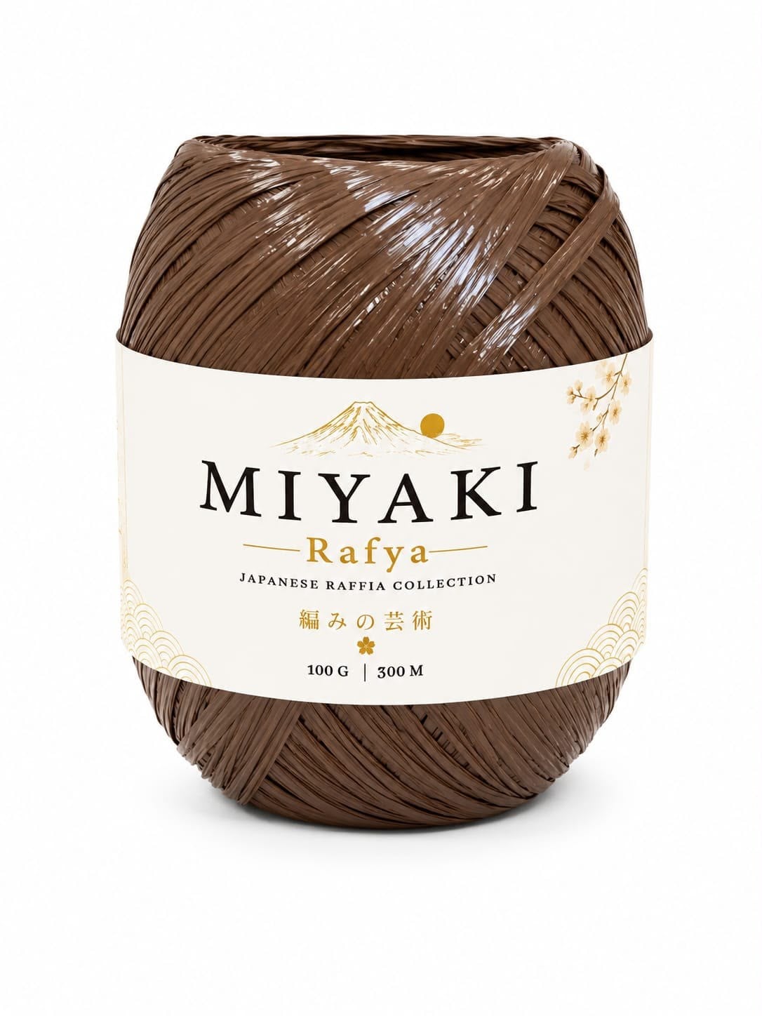 MIYAKI Rafya Büyük Boy 300 Metre Kahverengi