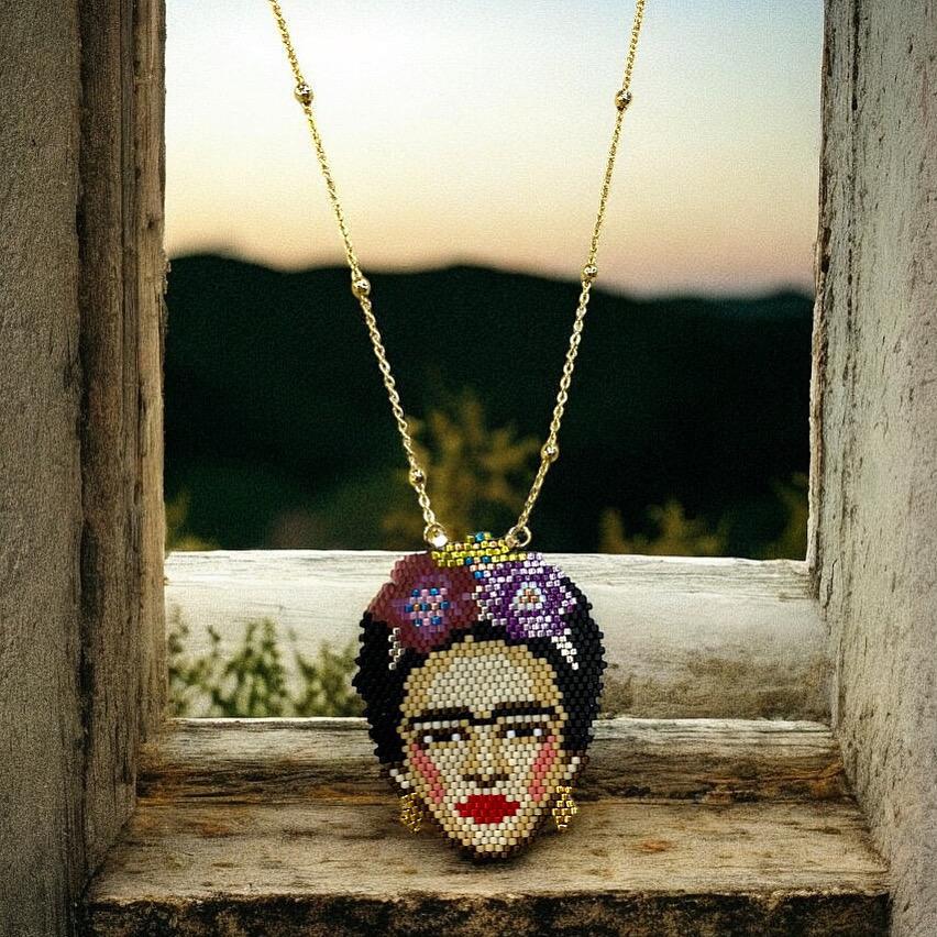 Miyuki Frida Kahlo Kolye