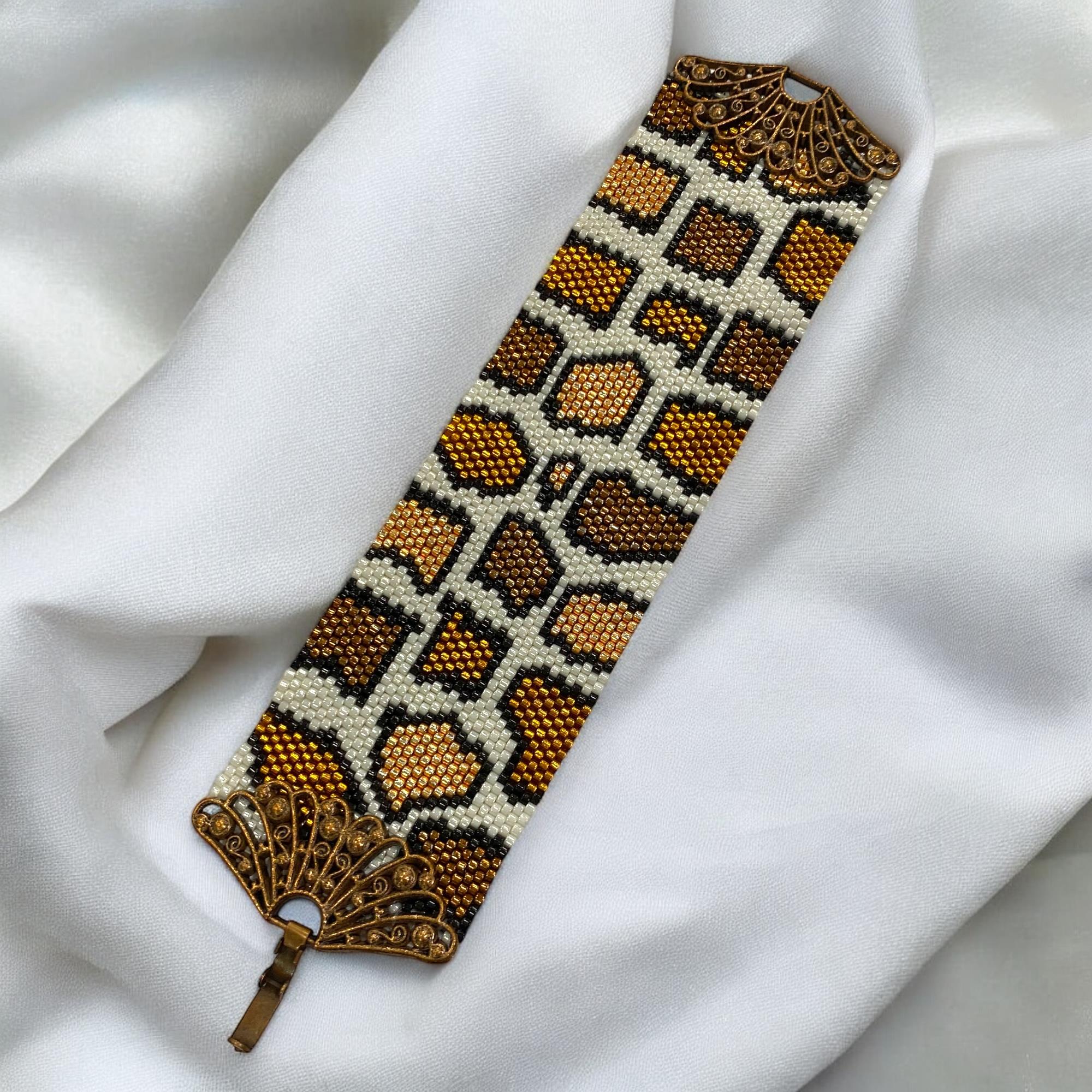 Miyuki Leopar Bileklik