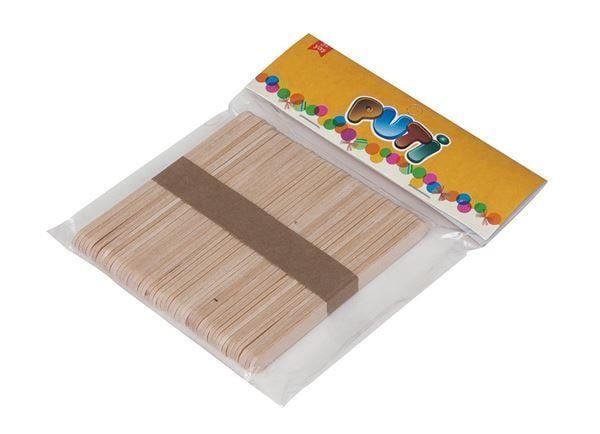 Natural Ahşap, 50'li Dil Çubuğu - 16 CM