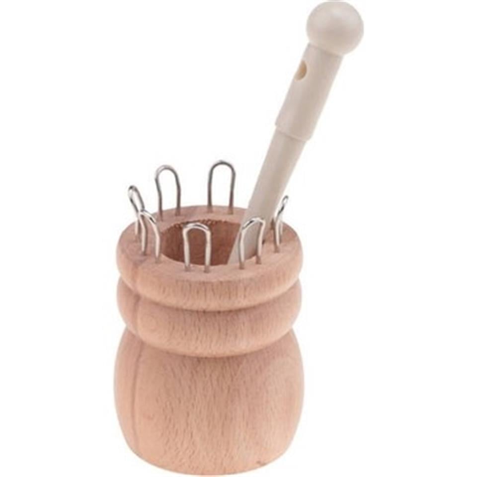 NURGE Ahşap 8 PİM Örgü Aparat