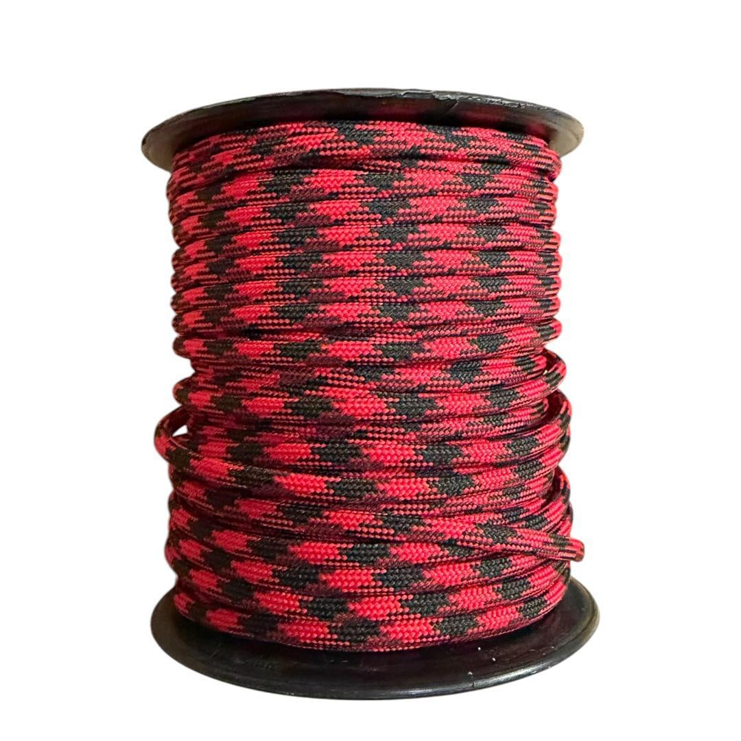 Paracord 3 MM Makrome İp - Alacalı Bordo Geçiş