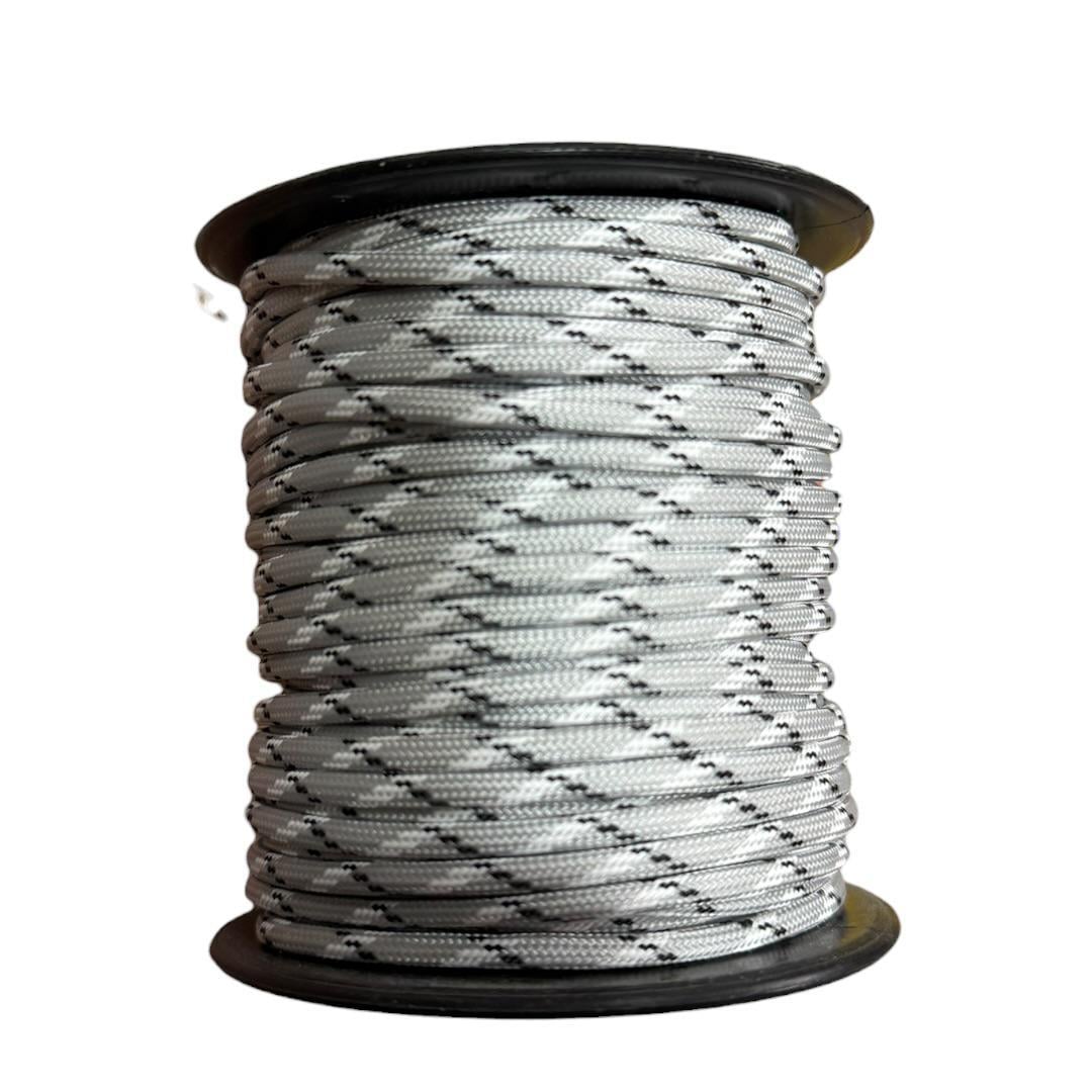 Paracord 3 MM Makrome İp - Alacalı Çizgili Gri