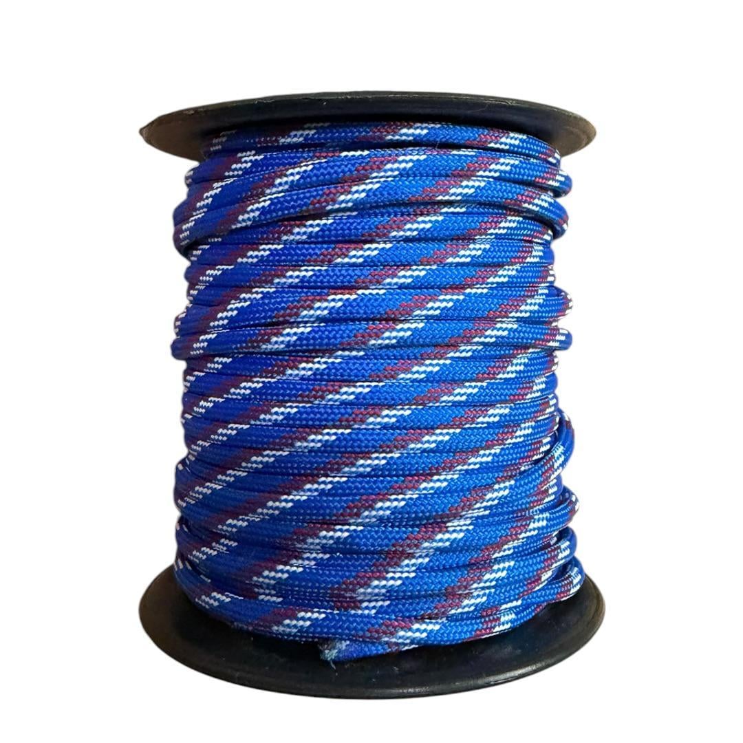 Paracord 3 MM Makrome İp - Alacalı Çizgili Mavi