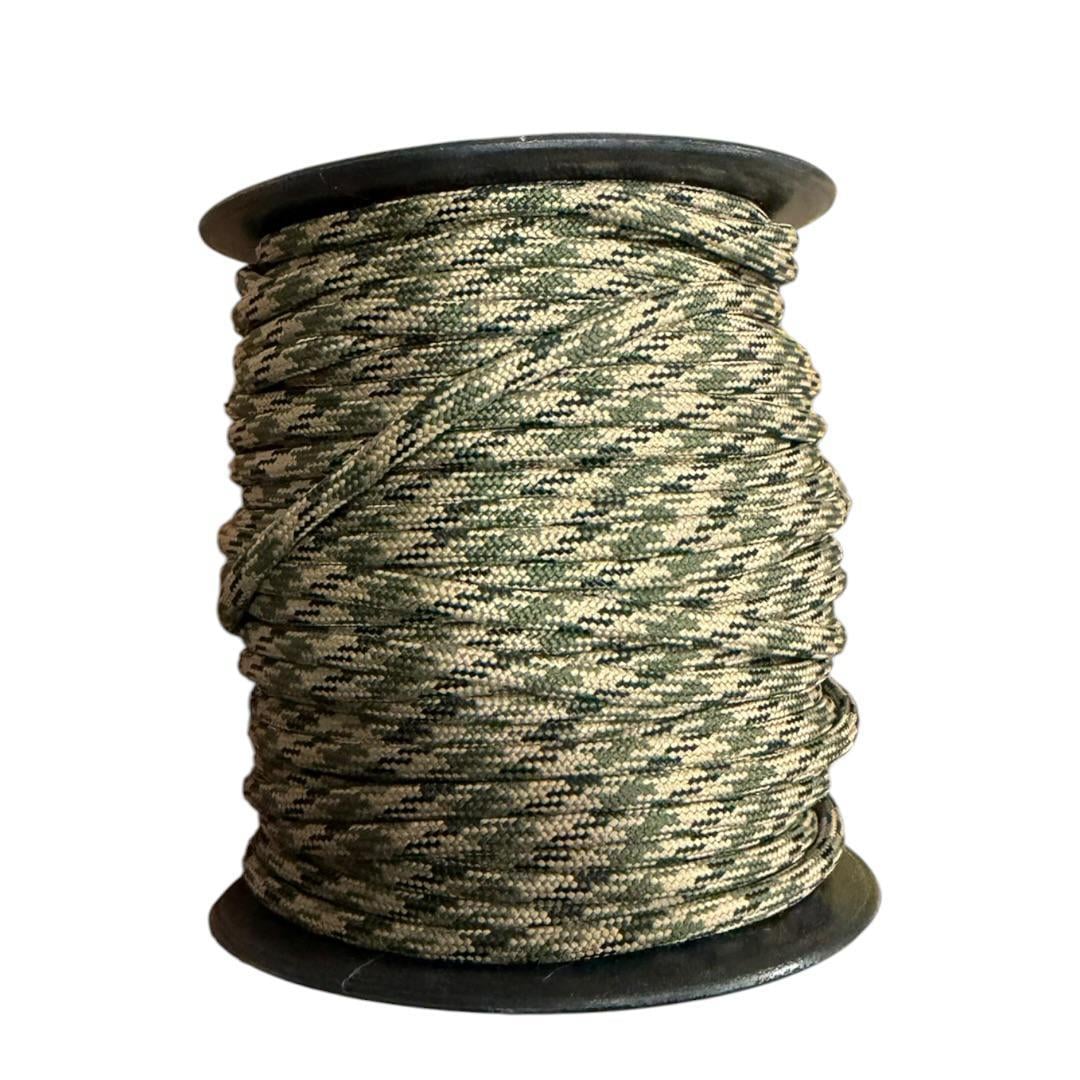 Paracord 3 MM Makrome İp - Alacalı Haki Kamuflaj