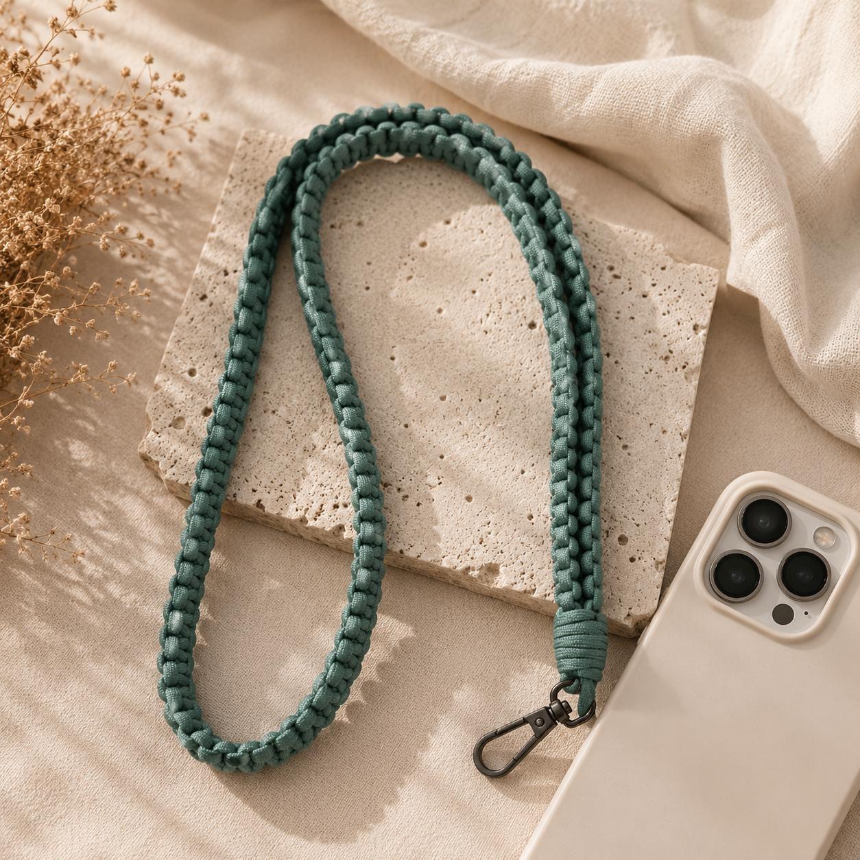 Paracord Outdoor Makrome Anahtarlık, Çanta Askılığı No:36